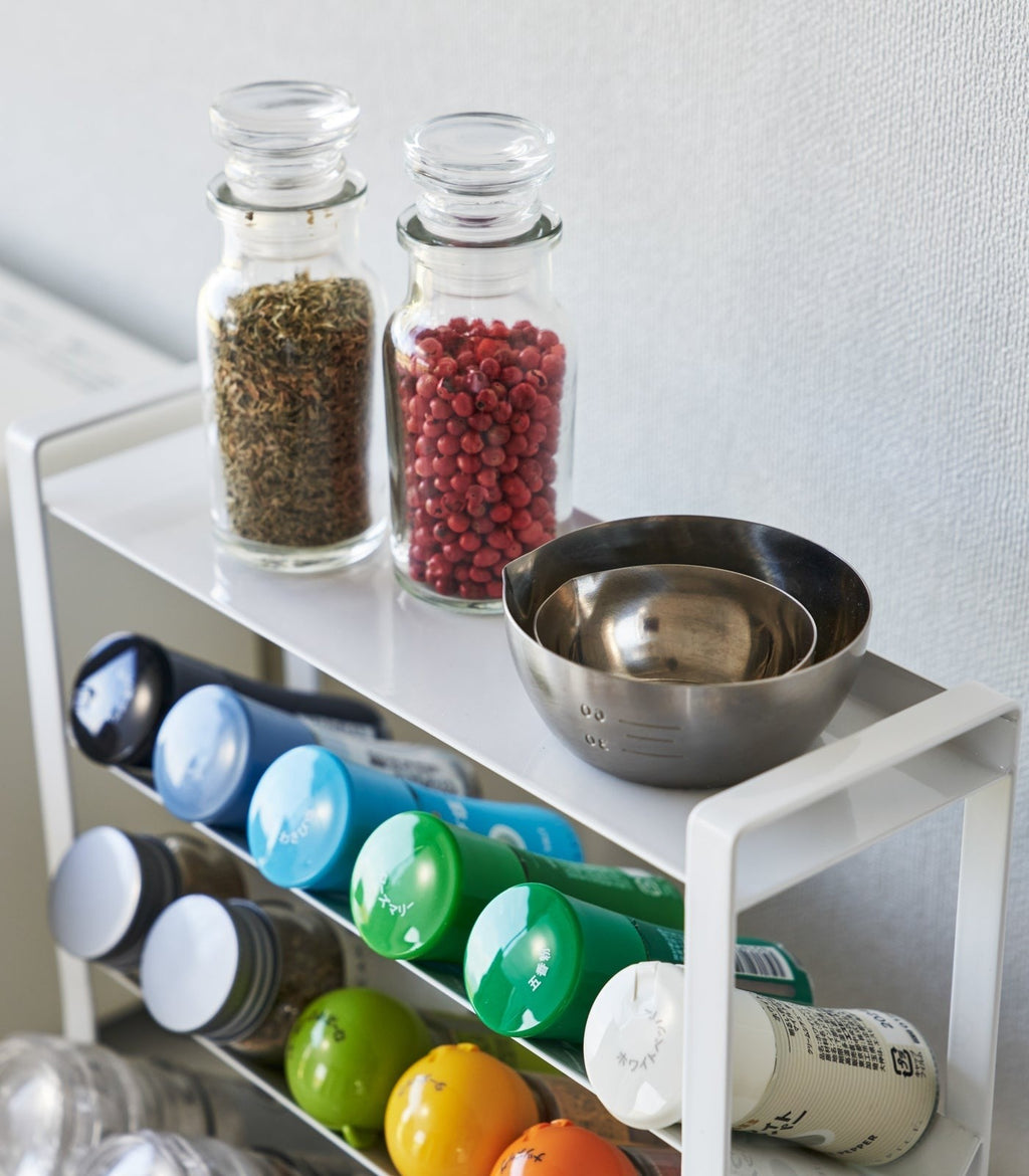 Yamazaki Home Four-Tier Slim Spice Rack - Steel