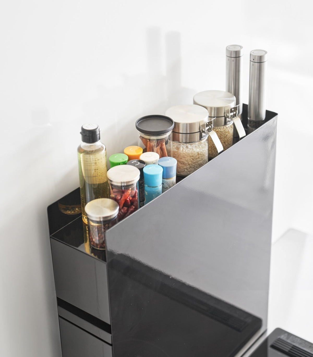 Yamazaki Home Two-Tier Sliding Drawer Rack - Steel