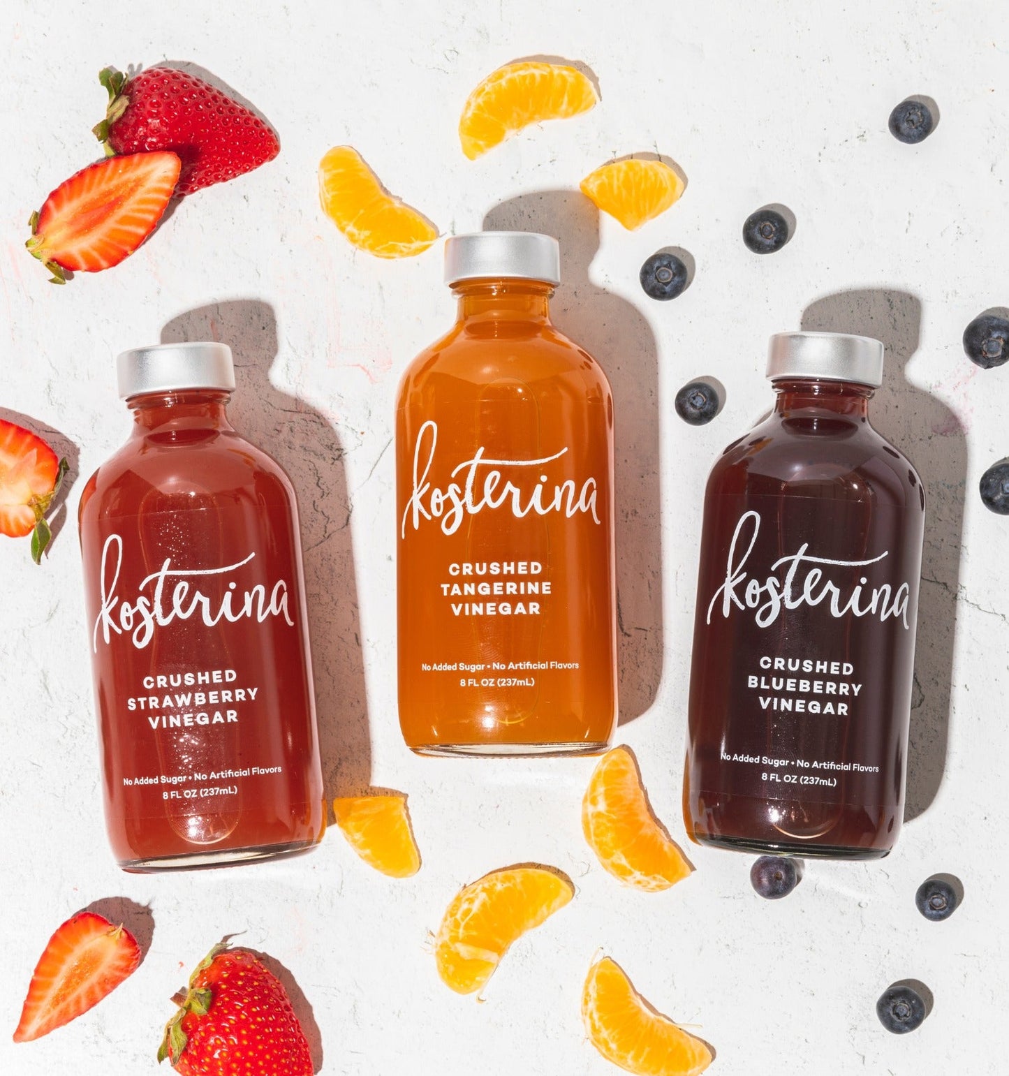 Kosterina Crushed Fruit Vinegar Trio