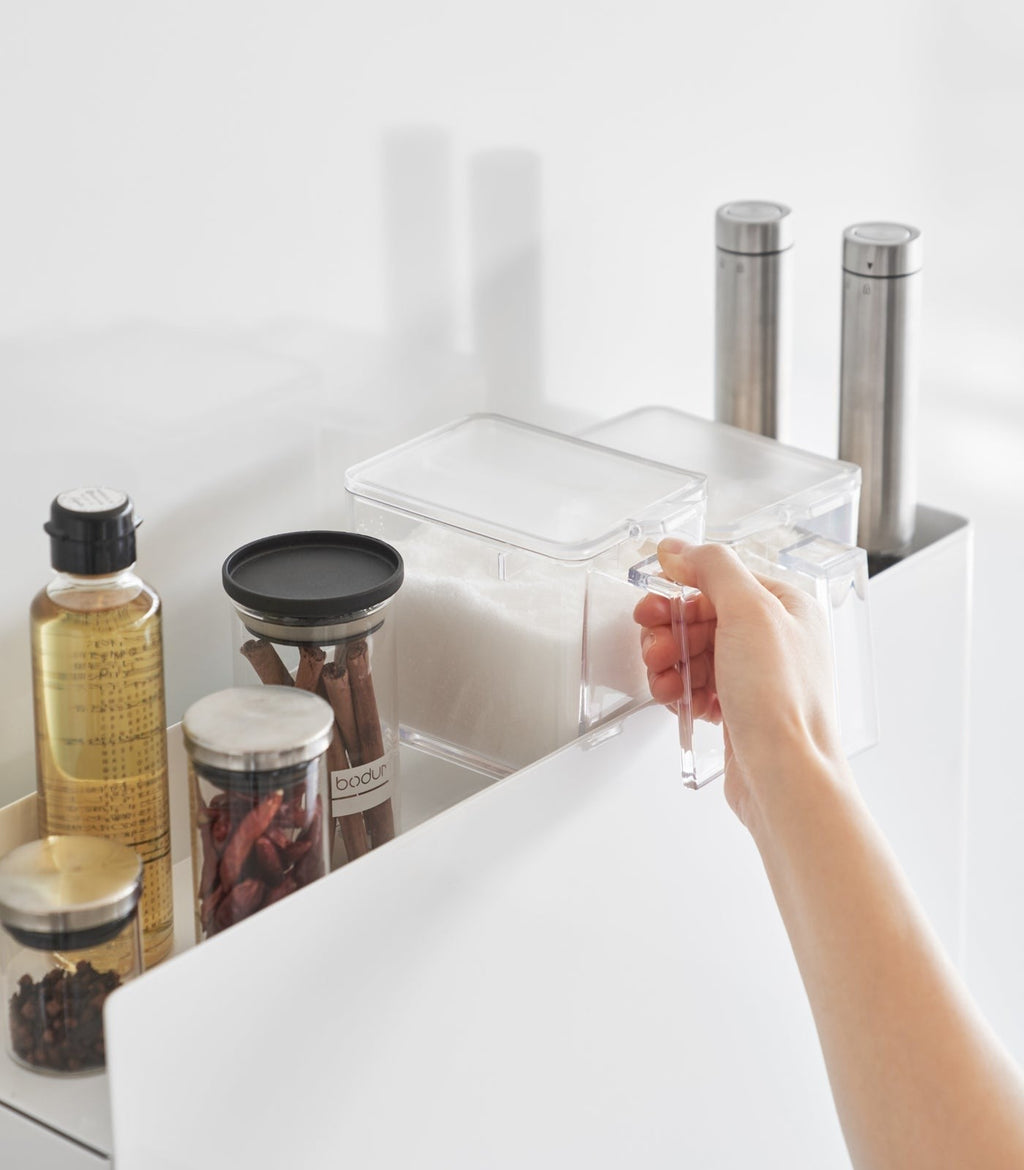 Yamazaki Home Two-Tier Sliding Drawer Rack - Steel