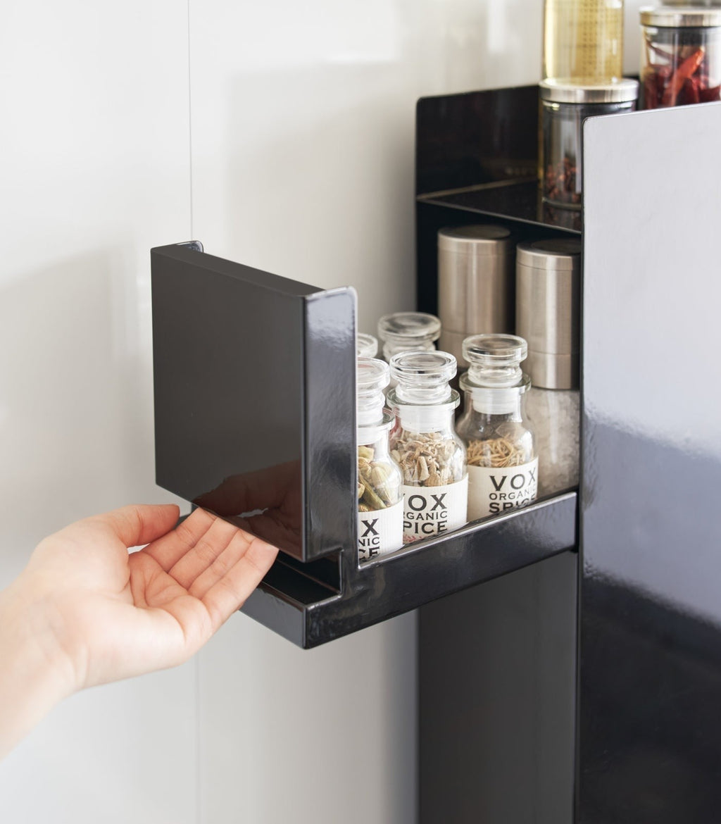 Yamazaki Home Two-Tier Sliding Drawer Rack - Steel