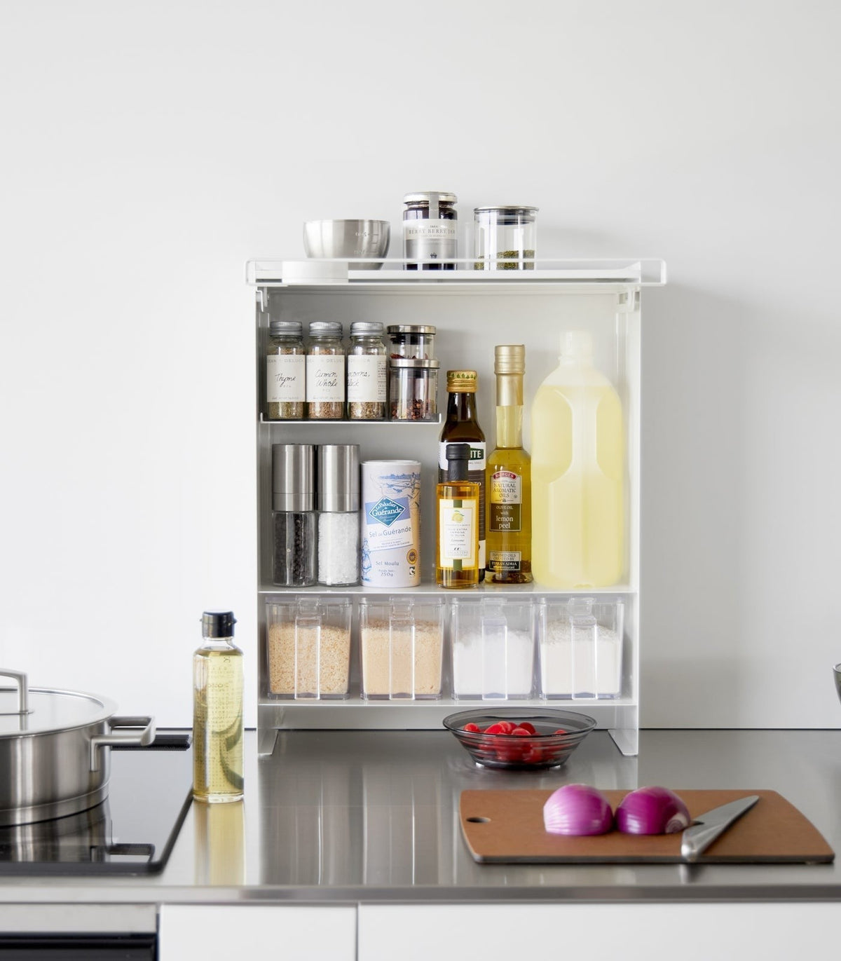 Yamazaki Home Concealable Spice Rack - Steel