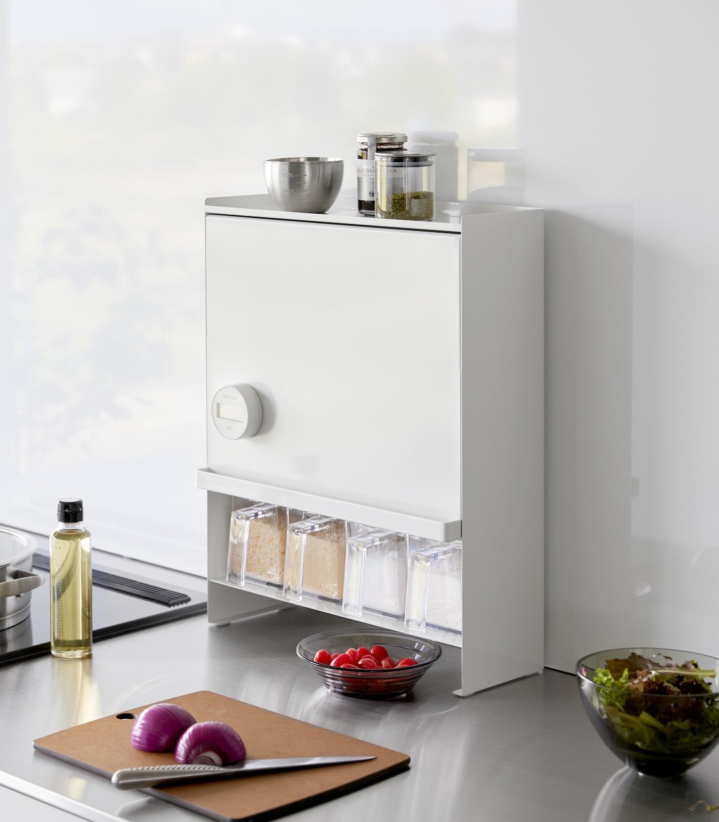 Yamazaki Home Concealable Spice Rack - Steel